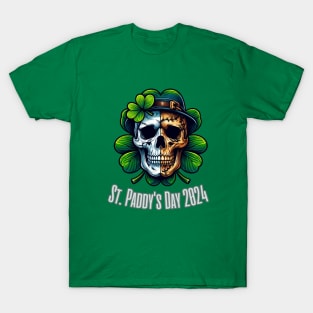 St Patricks Day 2024. Irish Skull Men T-Shirt